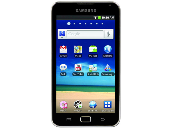 Samsung Galaxy S WiFi 5.0 con Android 2.2, 2 Cámaras, Pantalla Multitouch de 5