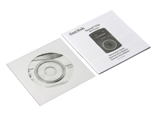 SanDisk Sansa Clip Reproductor de MP3 y Grabación de Voz, 2GB.