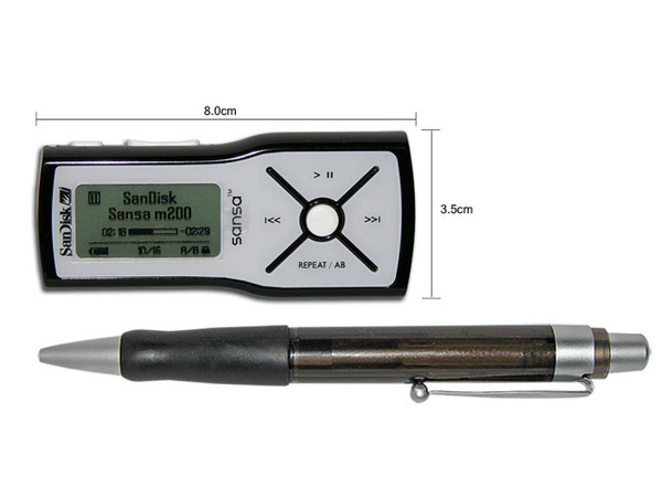 Sansa m250 Reproductor de MP3, WMA, Radio FM y Grabador de Voz. 2GB, USB