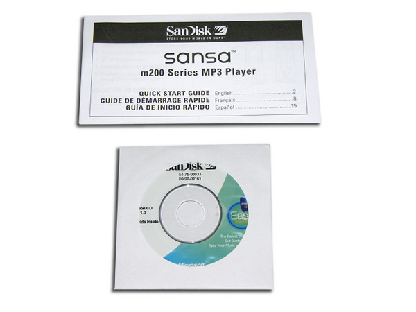 Sansa m250 Reproductor de MP3, WMA, Radio FM y Grabador de Voz. 2GB, USB
