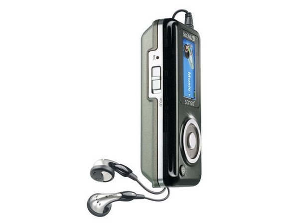 Sansa c140 Reproductor de MP3, Radio FM, Fotos pequeñas y Grabador de Voz. 1GB, USB 2.0