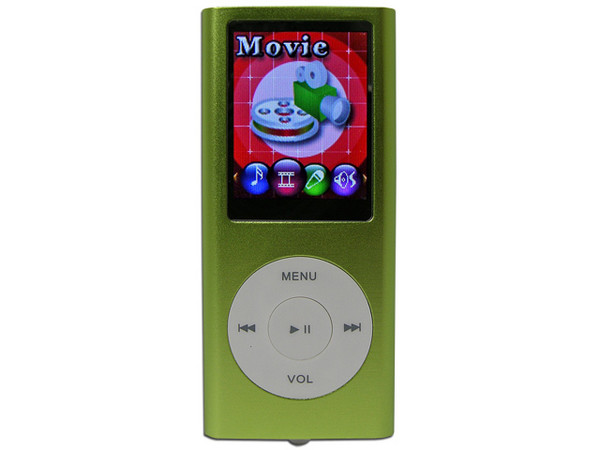 MP4 ShikaXmedia Reproductor de MP3, Radio FM, Fotos, Videoclips y Grabador de Voz. 2GB, Color Verde.