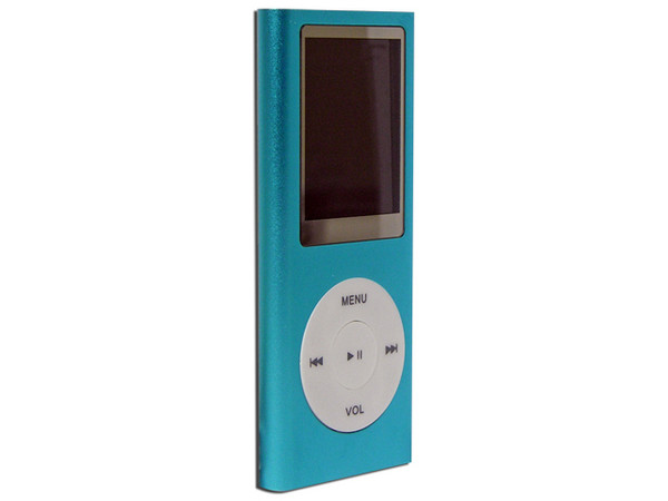 MP4 ShikaXmedia Reproductor de MP3, Radio FM, Fotos, Videoclips y Grabador de Voz. 4GB, Color Azul.
