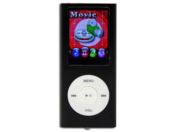 MP4 ShikaXmedia Reproductor de MP3, Radio FM, Fotos, Videoclips y Grabador de Voz. 4GB, Color Negro.