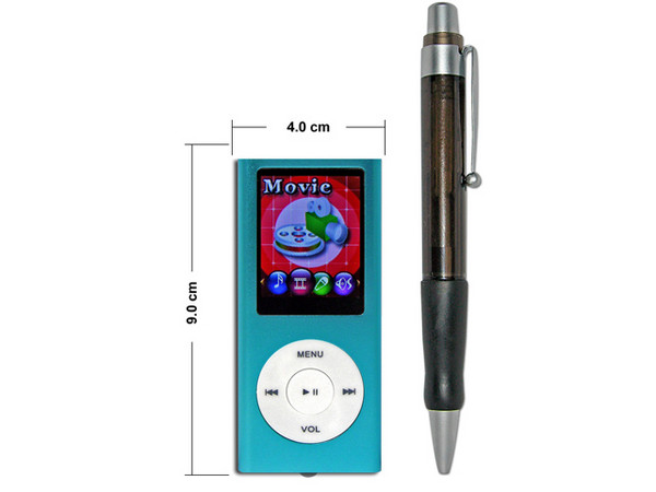 MP4 ShikaXmedia Reproductor de MP3, Radio FM, Fotos, Videoclips y Grabador de Voz. 2GB, Color Azul.