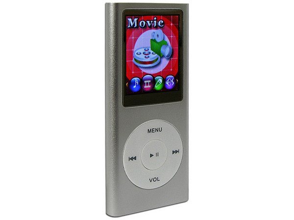 MP4 ShikaXmedia Reproductor de MP3, Radio FM, Fotos, Videoclips y Grabador de Voz. 2GB, Color Plata.