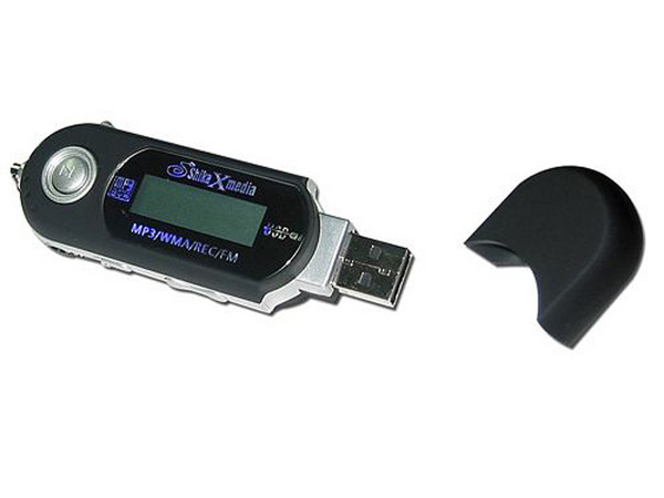 Reproductor de MP3 y Radio FM ShikaXmedia con 1GB, Interfase USB. Color Negro
