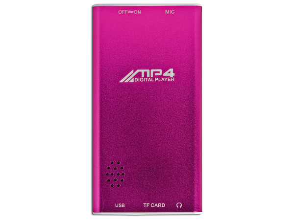 MP4 ShikaXmedia Reproductor de MP3, Radio FM, Fotos, Videoclips y Grabador de Voz. 2GB, Color Fucsia. (Soporta Memorias MicroSD)