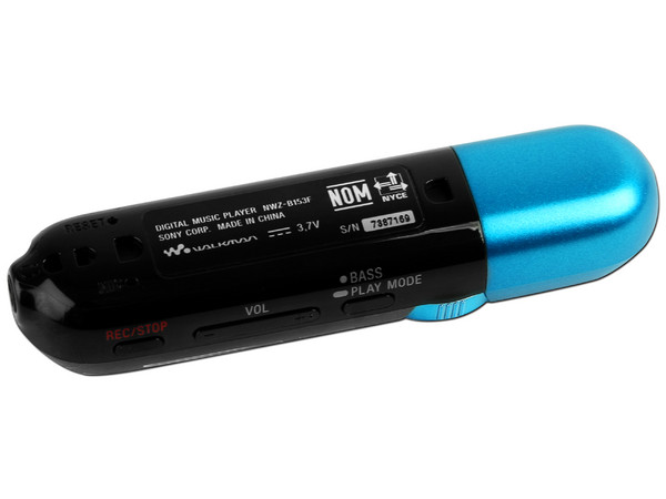 Sony Reproductor de MP3, Radio FM y Grabador de Voz. 4GB. Color Azul