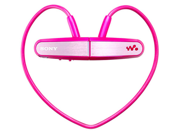 Reproductor de MP3 Sony Walkman Serie W Ultraportátil de 2GB. Color Rosa