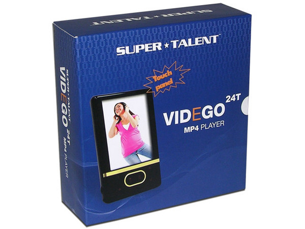 MP4 VIDEGO24T Touch Panel Pantalla 2.4'' Reproductor de MP3, Radio FM, Fotos, Videos y Grabador de Voz, 2GB (Soporta Memorias MicroSD de hasta 2GB)