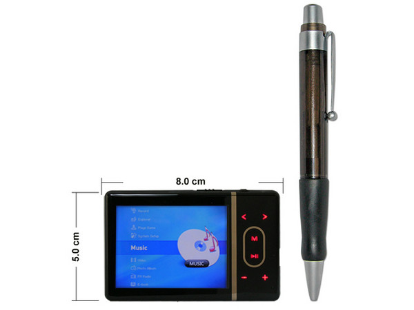 MP4 VIDEGO24T Touch Panel Pantalla 2.4'' Reproductor de MP3, Radio FM, Fotos, Videos y Grabador de Voz, 1GB (Soporta Memorias MicroSD de hasta 2GB)