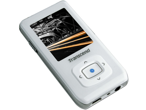 Transcend Reproductor de Video, MP3, Radio FM, Fotos y Grabador de Voz. 4GB. Color Blanco
