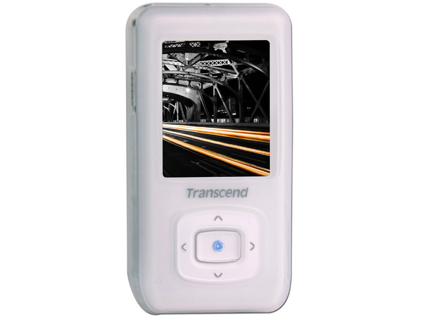 Transcend Reproductor de Video, MP3, Radio FM, Fotos y Grabador de Voz. 4GB. Color Blanco