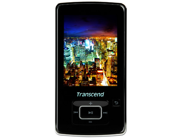 Transcend Reproductor de Video, MP3, Radio FM, Fotos y Grabador de Voz. 4GB (soporta microSDHC de hasta 16GB). Color Negro