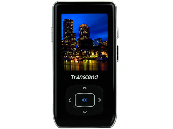 Transcend Reproductor de Video, MP3, Radio FM, Fotos y Grabador de Voz. 8GB. Color Negro