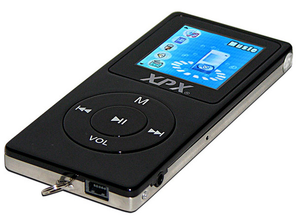 Reproductor de MP3/MP4 XPX, Radio FM, Video, Fotos, y Grabador de Voz, 512MB. USB