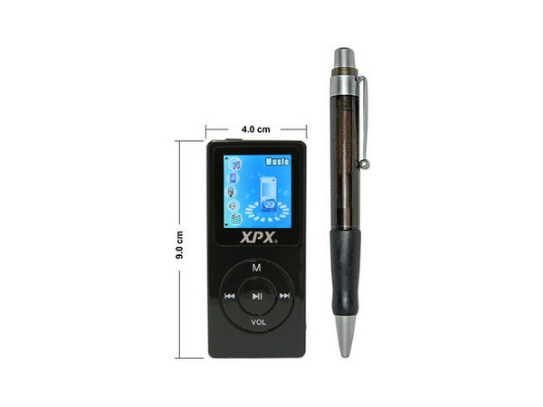 Reproductor de MP3/MP4 XPX, Radio FM, Video, Fotos, y Grabador de Voz, 512MB. USB