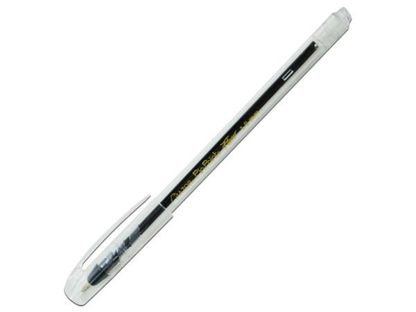 Bolígrafo Mediano Retráctil Pin Point, 1.0 mm, Caja con 12 Piezas. Color Negro.