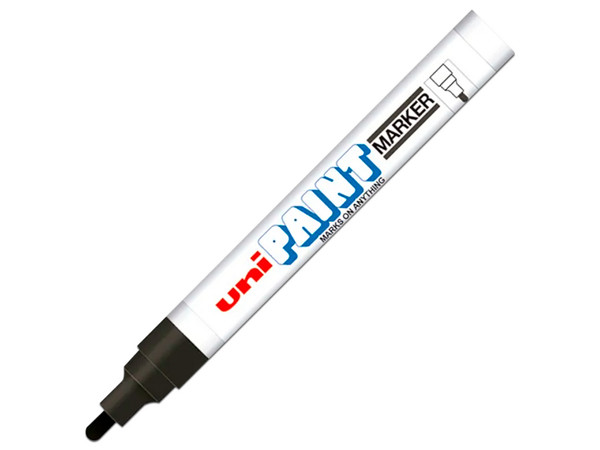 Marcador Azor PX-20, Color Negro, 12 Piezas.