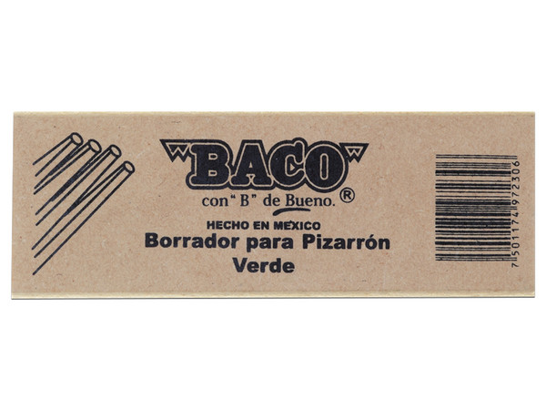 Borrador de madera BACO GS022, para gis.