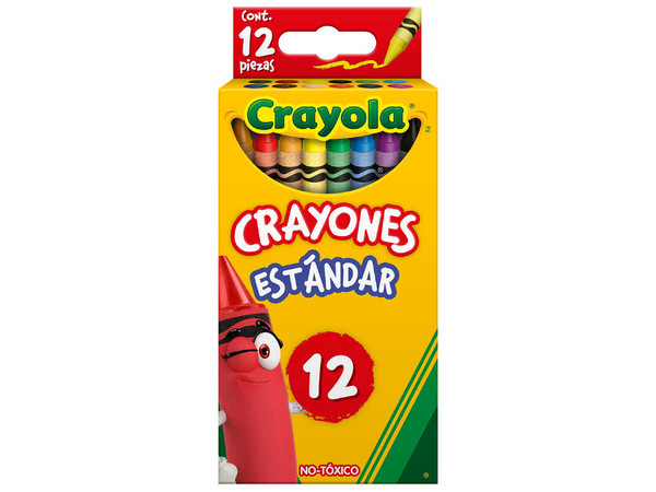 Crayones Crayola Estándar con 12 piezas