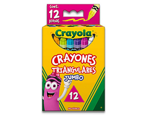 Crayones Crayola Triangulares con 12 piezas
