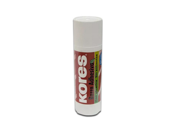 Lápiz Adhesivo Kores de 40 gr, Para Todo Tipo de Papeles, (Caja con 6 Piezas).