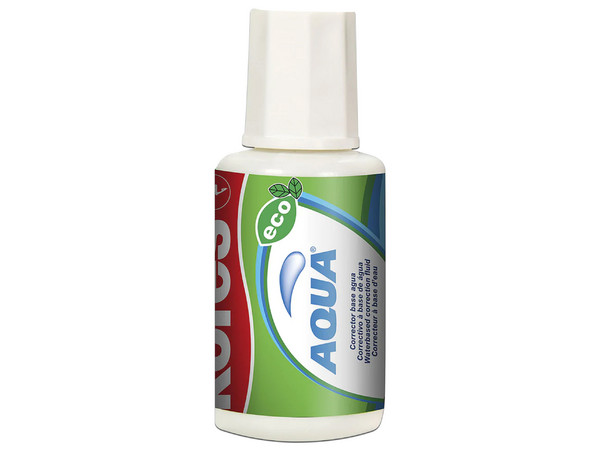 Paquete de Correctores Kores Aqua de 20ml, 10 piezas.