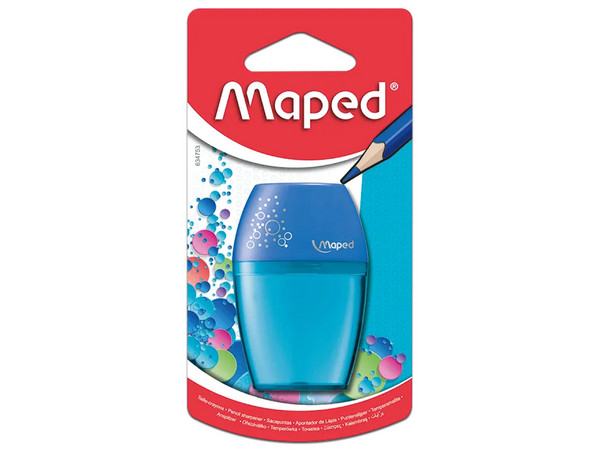 Sacapuntas Maped Shaker, 1 Orificio, Con Contenedor Para Basura. 