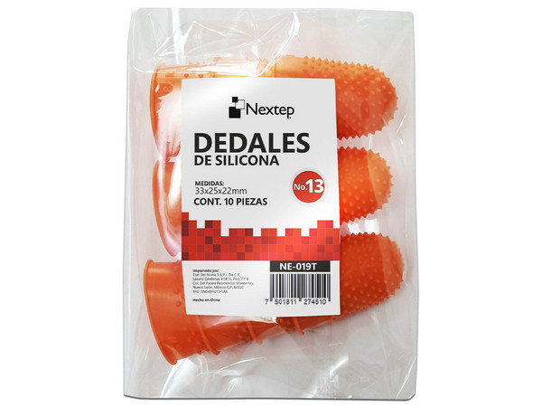 Dedal para Contar Hojas Nextep NE-019T, Número 3, Bolsa con 10 Piezas