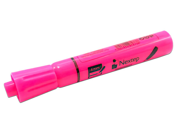 Resaltador Nextep, Color Rosa, paquete con 12 piezas.