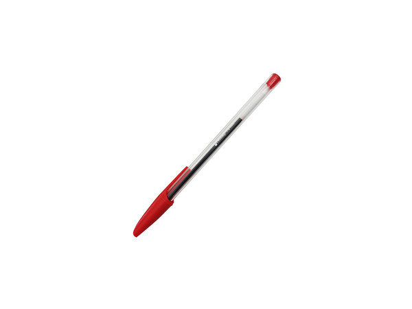 Bolígrafo Nextep NE-060R, Punta 1 mm, Rojo, Empaque de 12 unidades.