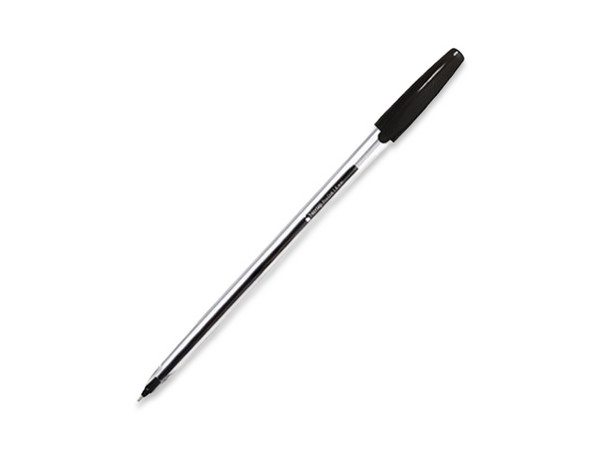 Boligrafo Nextep NE 061MN, Tinta de aceite, Punta media 1 mm, Color negro, Caja con 12 unidades.