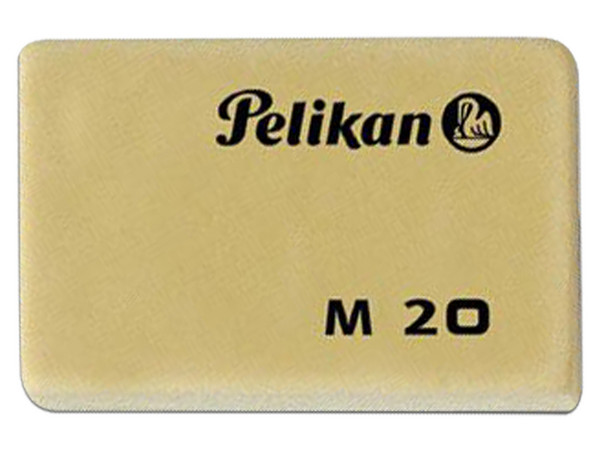 Goma Pelikan de migajón tipo bloque M20 caja con 20 piezas.