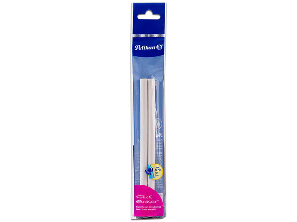 Repuesto Borrador Pelikan Click Eraser: Tipo Lápiz. Caja con 2 Piezas.
