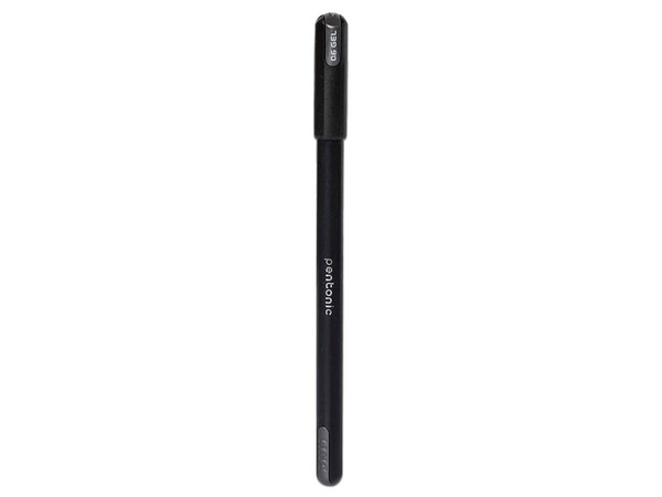 Bolígrafos de Gel Pentonic PEN13021, Punta de 0.6mm, Caja con 12 Piezas. Color Negro.