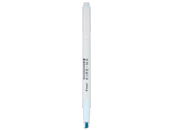 Resaltador Pilot KIRE-NA 19262, Doble Punta, Color Azul. Caja con 10 Piezas.