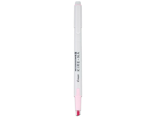 Resaltador Pilot KIRE-NA 19264, Doble Punta, Color Rosa. Caja con 10 Piezas.