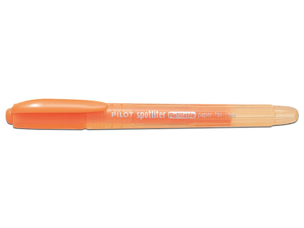 Resaltador Pilot SPOTLITER 19302, Color Naranja. Caja con 12 Piezas.