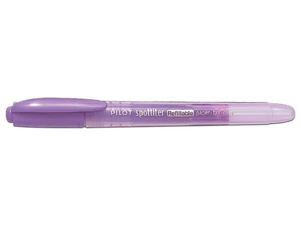 Resaltador Pilot SPOTLITER 19306, Color Morado. Caja con 12 Piezas.