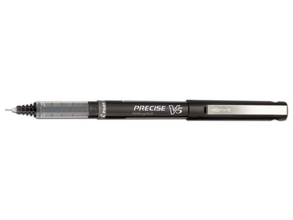 Paquete de Bolígrafos Pilot Precise V5, 12 piezas, Color Negro.