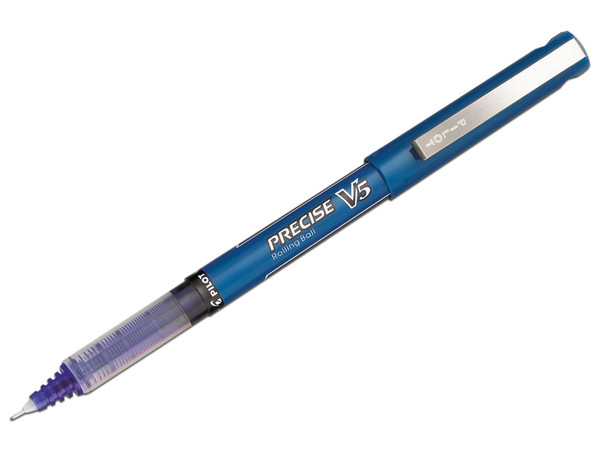 Bolígrafo Pilot Precise de Punto Fino 0.5 mm, Color Azul, (12 Piezas).