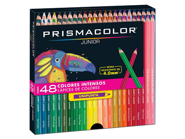 Paquete de colores Prismacolor Junior, 48 piezas.