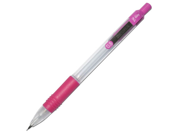 Lapicero Zebra Z Grip de Punta 0.5mm, Color Rosa, (1 Pieza)