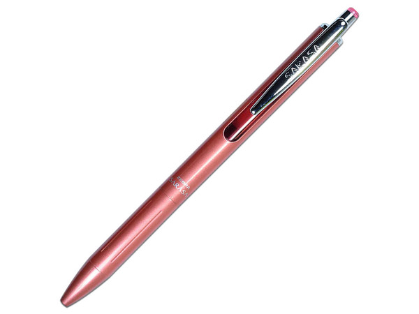 Bolígrafo Zebra Sarasa Grand, Rollerball, tinta gel, punto mediano 0.7 mm, color rosa.