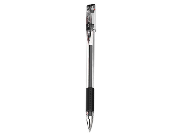 Bolígrafo de Gel Deli E6600SN, Punta Fina de 0.5mm, Caja con 12 Piezas. Color Negro.
