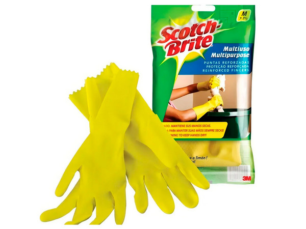 Guantes 3M Scotch Afelpado Multiuso, Talla Mediana.