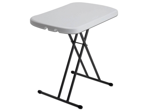 Mesa Plegable Lifetime LIF-8354, 65.9 x 45.6cm, Resistente, Color Blanca.