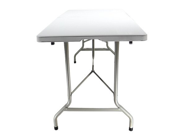 Mesa Plegable Modamob ZL-Z180-2-80 de 1.8m, 180cm x 76cm, Color Blanco.